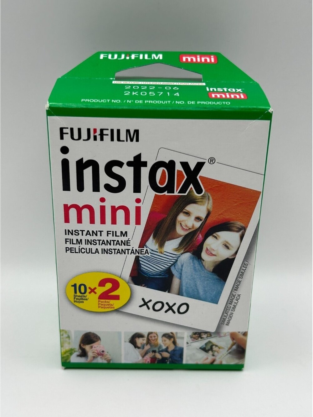 Fujifilm Instax Mini Instant Film Twin Pack 20 Exposures Iso 800 Sealed Exp 2022